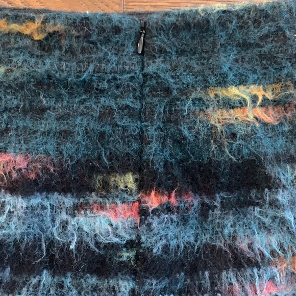 Maeve feather fur pencil skirt - Picture 7 of 8